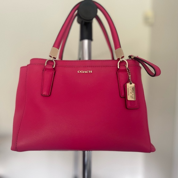 Coach Handbags - Coach Barbie pink used mini Christie Carryall